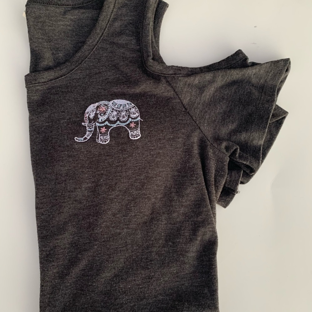 open shoulder top